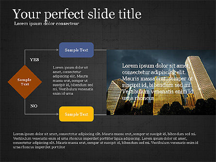 Présentation de l'entreprise avec des organigrammes, Diapositive 11, 04016, Modèles commerciaux — PoweredTemplate.com