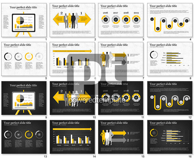 Plantilla de presentación de Project Analytics