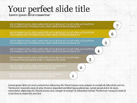 Diapositives de l'Agenda, Modele PowerPoint, 04020, Modèles commerciaux — PoweredTemplate.com