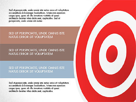 Target marketing presentatieconcept, PowerPoint-sjabloon, 04022, Presentatie Templates — PoweredTemplate.com