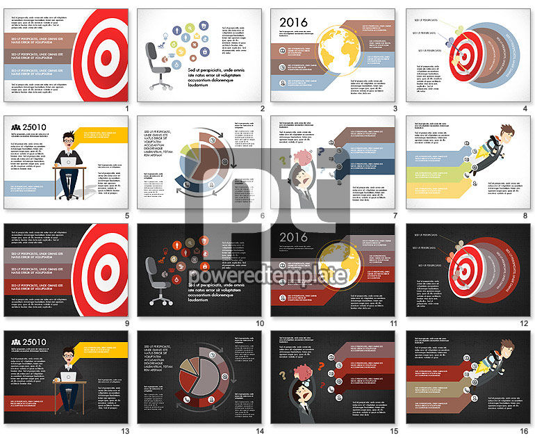 Target marketing presentatieconcept