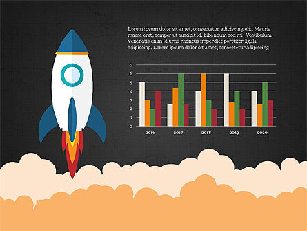 Social Media Flat Designed Presentation Concept, Slide 15, 04024, Presentation Templates — PoweredTemplate.com