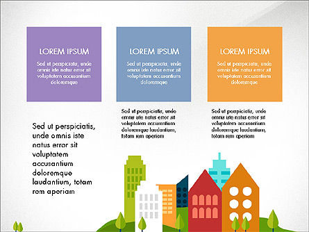 Plantilla de presentación moderna en estilo de diseño plano, Diapositiva 5, 04026, Plantillas de presentación — PoweredTemplate.com