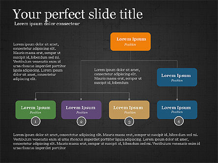 Concept de présentation de processus métier, Diapositive 11, 04030, Graphiques organisationnels — PoweredTemplate.com