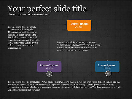 Business Process Presentation Concept, Slide 15, 04030, Organizational Charts — PoweredTemplate.com