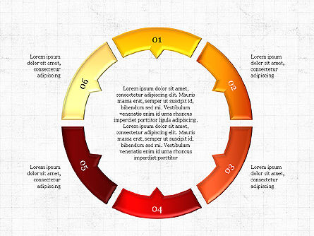 Colección de Diagrama de Etapa, Diapositiva 3, 04032, Formas — PoweredTemplate.com
