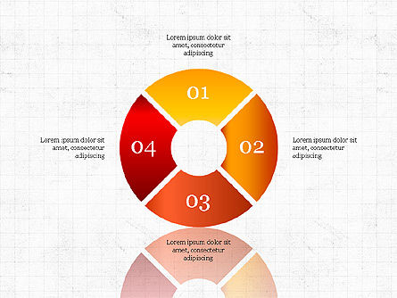 Colección de Diagrama de Etapa, Diapositiva 7, 04032, Formas — PoweredTemplate.com
