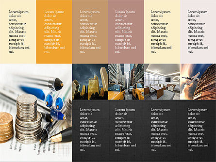 Brochure presentatiesjabloon, Dia 11, 04033, Presentatie Templates — PoweredTemplate.com