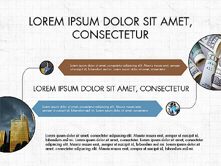Plate-forme de diaporama, Diapositive 3, 04035, Schémas d'étapes — PoweredTemplate.com
