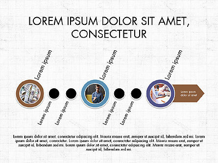 Agenda Slide Deck, Diapositiva 7, 04035, Diagramas de la etapa — PoweredTemplate.com