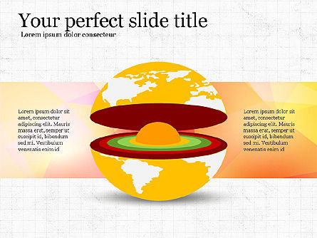 Diagrama de disección de la Tierra, Diapositiva 8, 04036, Diagramas y gráficos educativos — PoweredTemplate.com