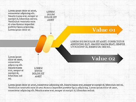 Schéma de flèche du processus d'enroulement, Diapositive 4, 04037, Schémas de procédés — PoweredTemplate.com