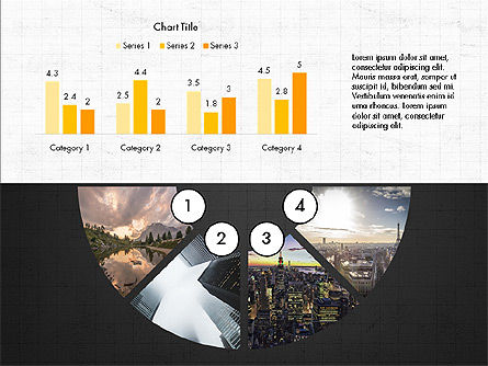 Round Diagram Presentation Concept, Slide 15, 04038, Pie Charts — PoweredTemplate.com