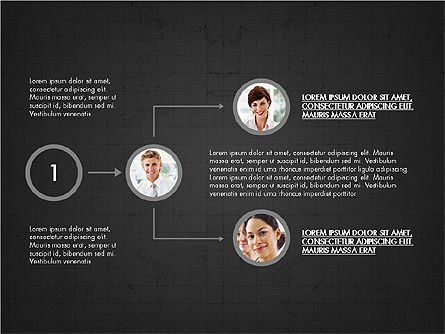 Modèle de diagramme de flux de partenariat, Diapositive 12, 04039, Organigrammes — PoweredTemplate.com