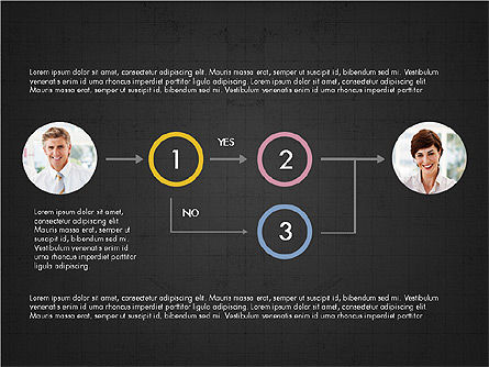 Modèle de diagramme de flux de partenariat, Diapositive 16, 04039, Organigrammes — PoweredTemplate.com
