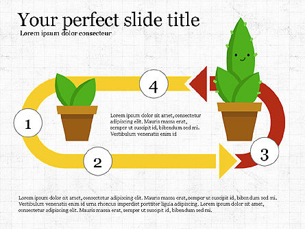 Growing Plant Presentation Concept, Slide 8, 04040, Infographics — PoweredTemplate.com