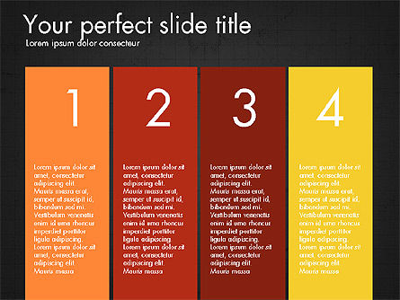 Agenda de artículos numerados, Diapositiva 10, 04041, Tablas — PoweredTemplate.com