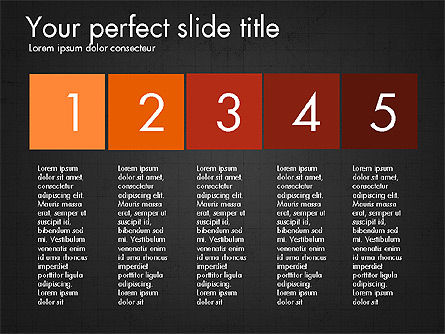 Agenda de artículos numerados, Diapositiva 13, 04041, Tablas — PoweredTemplate.com