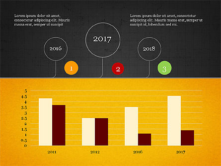 Raccolta infografica Timeline, Slide 14, 04042, Timelines & Calendars — PoweredTemplate.com