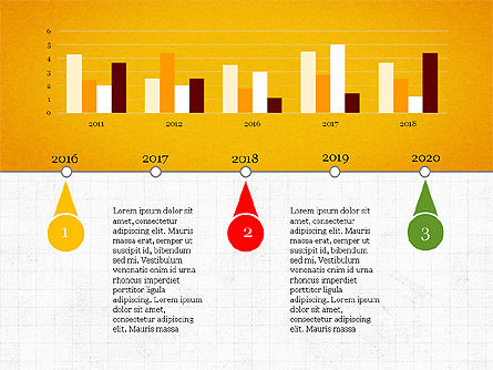 Raccolta infografica Timeline, Slide 2, 04042, Timelines & Calendars — PoweredTemplate.com