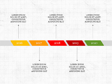 Raccolta infografica Timeline, Slide 5, 04042, Timelines & Calendars — PoweredTemplate.com