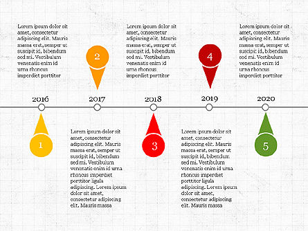 Raccolta infografica Timeline, Slide 7, 04042, Timelines & Calendars — PoweredTemplate.com