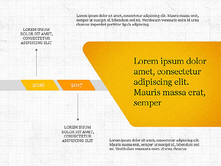 Colección Infographics de la línea de tiempo, Diapositiva 8, 04042, Timelines & Calendars — PoweredTemplate.com