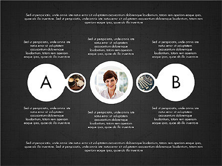Working Environment Presentation Concept, Slide 10, 04043, Organizational Charts — PoweredTemplate.com