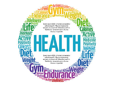 Gesundheitsbericht Konzept, PowerPoint-Vorlage, 04047, Datengetriebene Diagramme und Charts — PoweredTemplate.com