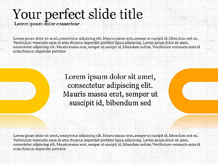 Chain Slide Deck, PowerPoint Template, 04051, Shapes — PoweredTemplate.com
