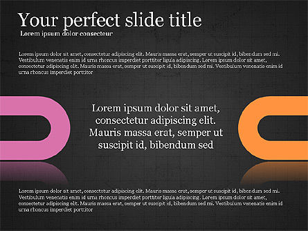 Chain Slide Deck, Slide 9, 04051, Shapes — PoweredTemplate.com