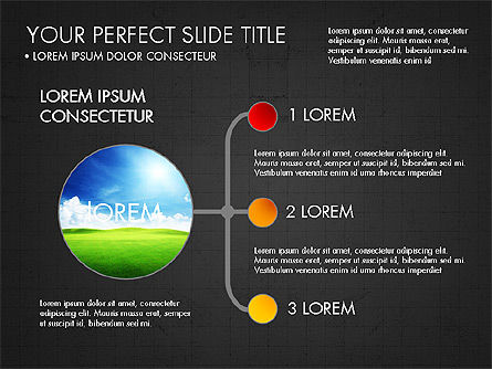 Concepto Simple de Presentación, Diapositiva 16, 04053, Organigramas — PoweredTemplate.com