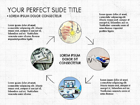Concepto Simple de Presentación, Diapositiva 5, 04053, Organigramas — PoweredTemplate.com