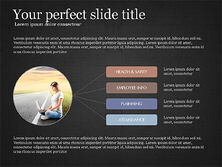 Concepto de presentación del compromiso de los empleados, Diapositiva 11, 04055, Modelos de negocios — PoweredTemplate.com