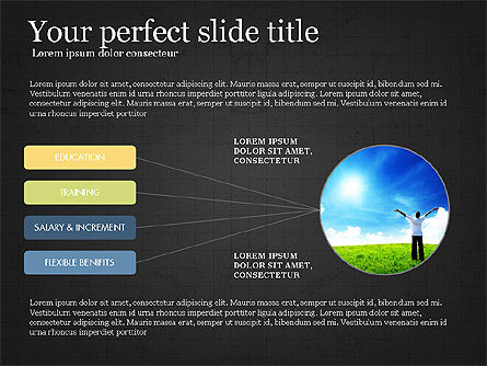 Concept de présentation de l'engagement des employés, Diapositive 14, 04055, Modèles commerciaux — PoweredTemplate.com
