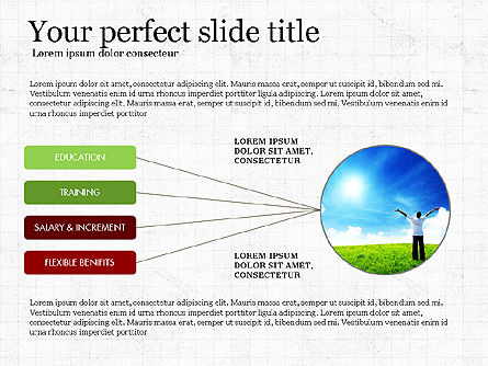 Concept de présentation de l'engagement des employés, Diapositive 6, 04055, Modèles commerciaux — PoweredTemplate.com