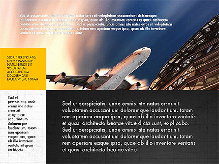 Brochure moderno modello di presentazione, Modello PowerPoint, 04056, Modelli Presentazione — PoweredTemplate.com