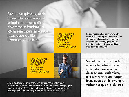 Modèle de présentation de brochure moderne, Diapositive 16, 04056, Modèles de présentations — PoweredTemplate.com