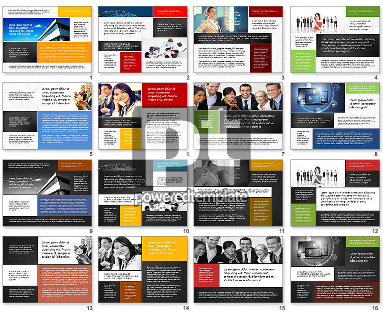 Business People Brochure Presentation Template