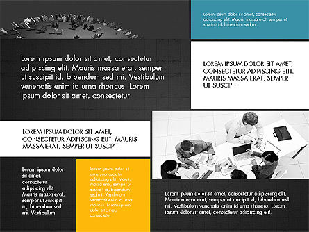 Modèle de présentation de brochure pour les gens d'affaires, Diapositive 10, 04058, Modèles de présentations — PoweredTemplate.com