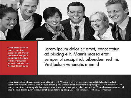 Business People Brochure Presentation Template, Slide 15, 04058, Presentation Templates — PoweredTemplate.com