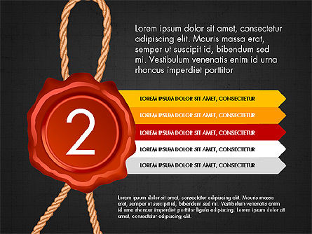 Seal Wax Temático Infografía, Diapositiva 10, 04059, Infografías — PoweredTemplate.com