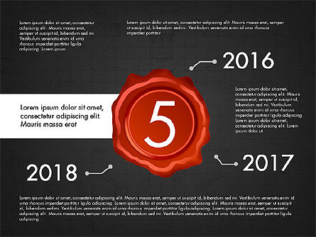 Seal Wax Temático Infografía, Diapositiva 13, 04059, Infografías — PoweredTemplate.com