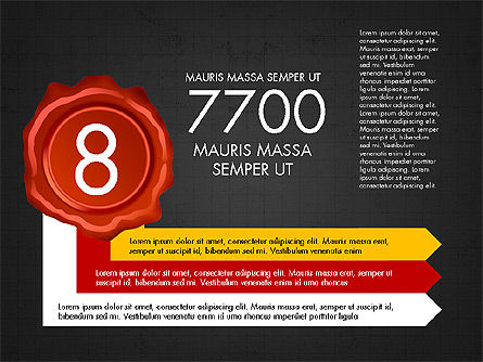 Seal Wax Temático Infografía, Diapositiva 16, 04059, Infografías — PoweredTemplate.com