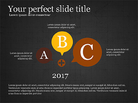 Flat Design Infographic Shapes, Slide 12, 04061, Shapes — PoweredTemplate.com