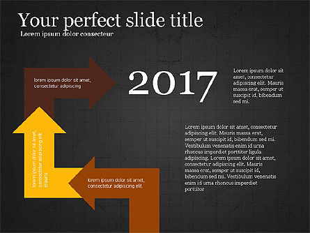Flat design formas infográficas, Deslizar 14, 04061, Formas — PoweredTemplate.com