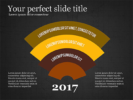 Diseño Plano Formas Infográficas, Diapositiva 9, 04061, Formas — PoweredTemplate.com