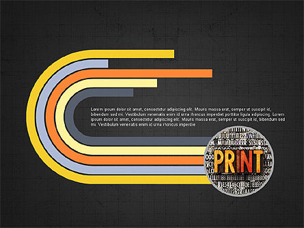 ブランドデザインのインフォグラフィックス, スライド 11, 04062, プレゼンテーションテンプレート — PoweredTemplate.com