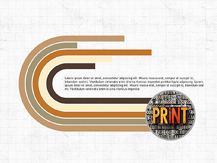 Markenentwurfs-Infografiken, Folie 3, 04062, Präsentationsvorlagen — PoweredTemplate.com
