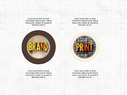 ブランドデザインのインフォグラフィックス, スライド 5, 04062, プレゼンテーションテンプレート — PoweredTemplate.com